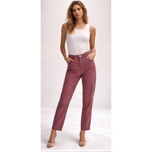 Baykan Denim Mauve Design Sample Jeans Cropped Fit
